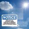 Signmission Keep Top Of All Electrical Boxes Clear Of, 5 in W x Rectangle, Vinyl Decal OS-2PACK-NS-D-35-L-13879 - alternate 4